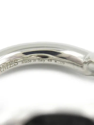 Pre-owned Hermes 2010s Echappee Ring In 银色