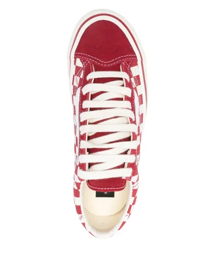 Vans Lx Old Skool 36 Low-top Canvas Sneakers With Suede Inserts In Red