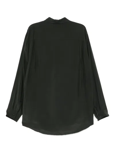 Attachment Shirt In Black Polyamide Polyester In Grün