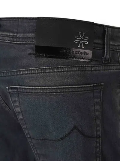 Jacob Cohen Trousers With Belt Loops And Multiple Pockets In Grau