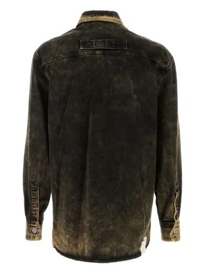 Namacheko Camicia Hank In Denim Nero Uomo In Black