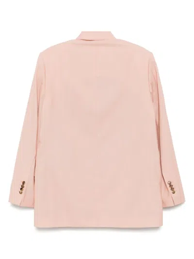 Recto Signature Single-breasted Jacket In Rosa
