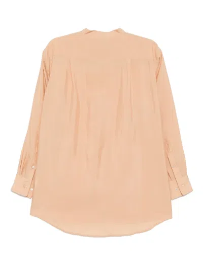 Recto Round-collar Shirt In Pink