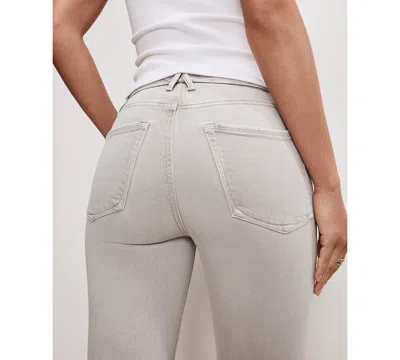 Good American Soft Tech Good Legs Cropped Mini Boot Jeans In Amulet003 In Amulet003