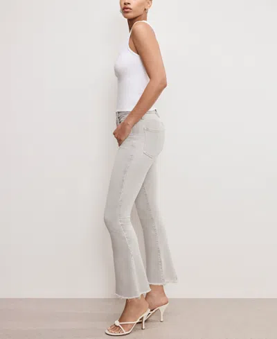 Good American Soft Tech Good Legs Cropped Mini Boot Jeans In Amulet003 In Amulet003