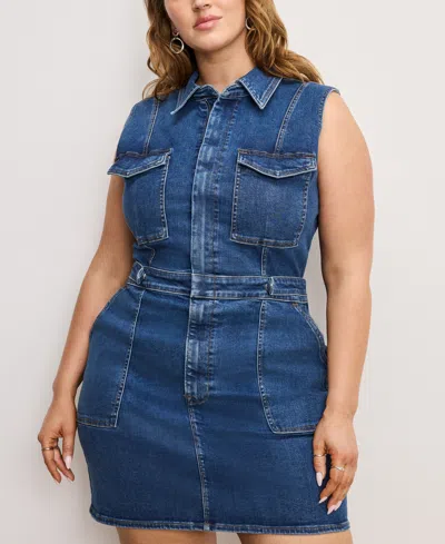 Good American Women's Fit For Success Minidress In Indigo594