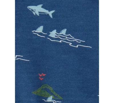 Carter's Baby Boys 2-pc. Short Set In Gray,blue