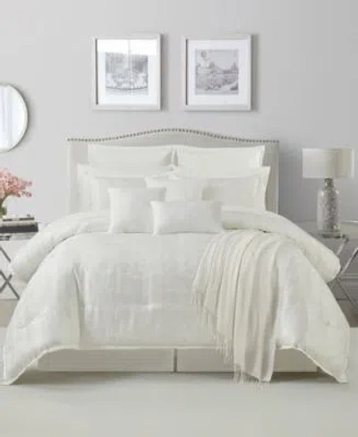Sunham Wave Jacquard Comforter Sets Exclusively At Macys In White