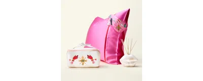 Macy's Flower Show Pillowcase And Eye Mask Sleep Set, Exclusively At  In Pink,surreal Beauty
