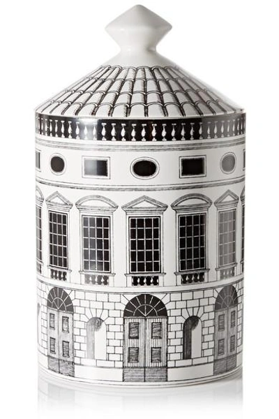 Shop Fornasetti Architettura Thyme, Lavender And Cedarwood Scented Candle, 300g In White