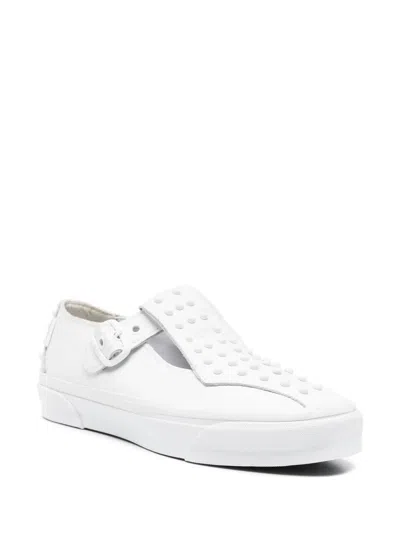 Vans Mary Jane 93 Studded Rubber Sole Sneakers In White