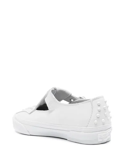 Vans Mary Jane 93 Studded Rubber Sole Sneakers In White
