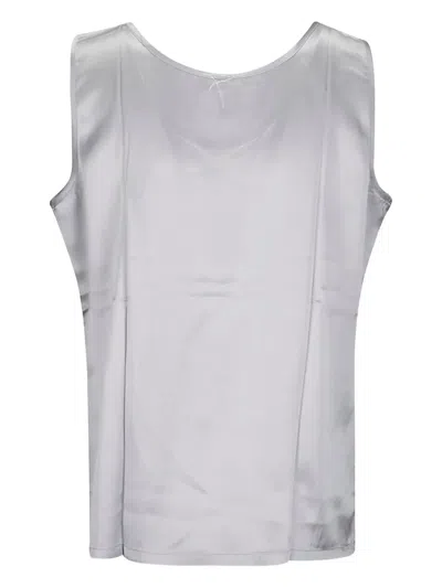 Epl Silk Tank Top In Grey