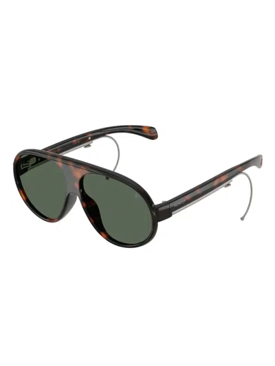 Moncler Pilot-frame Sunglasses In Brown