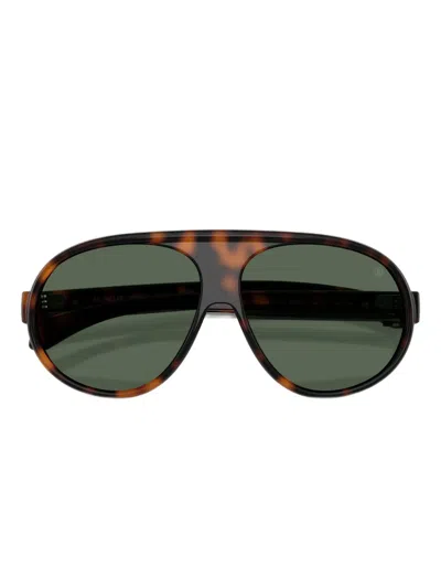 Moncler Pilot-frame Sunglasses In Brown