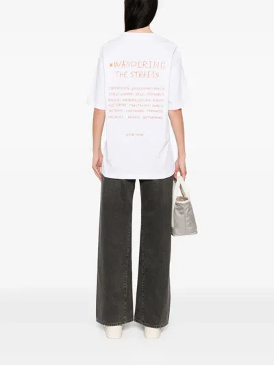 Samsoe & Samsoe Sawandering T-shirt In White