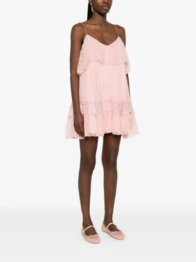 蕾丝迷你连衣裙