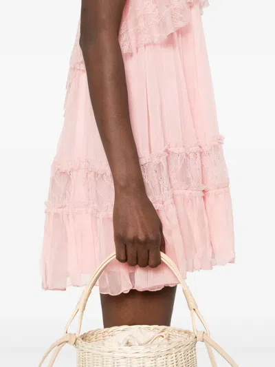 蕾丝迷你连衣裙