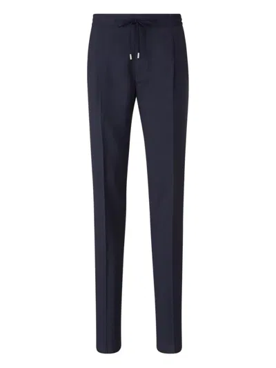 Lardini Wool Suit In Blue