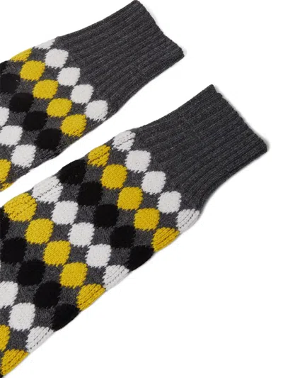 Plan C Patterned-jacquard Arm Warmer In Multi