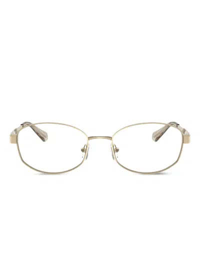 Michael Kors Oval-frame Glasses In Gold