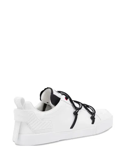Dolce & Gabbana Portofino Sneaker In Calfskin And White Paint