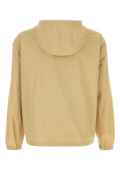 Burberry Beige Nylon Blend Jacket In Neutral