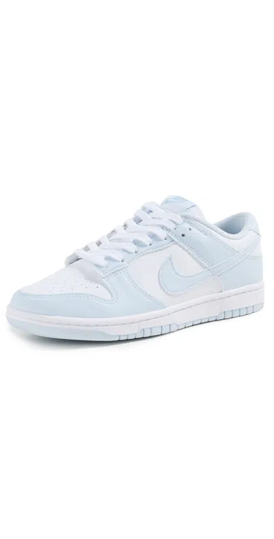Nike Dunk Low Next Nature Sneaker In White/blue Tint