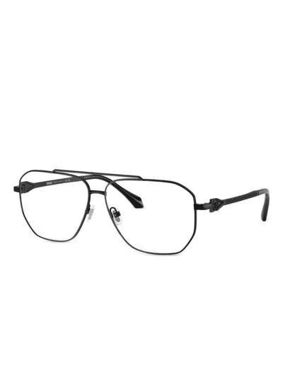 Versace Square-frame Glasses In Black