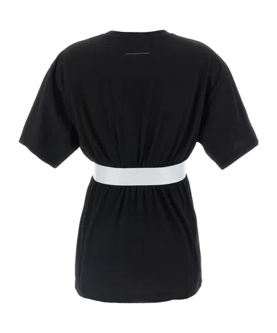 Mm6 Maison Margiela Mm6 By Maison Margiela 'taped' T-shirt In Black