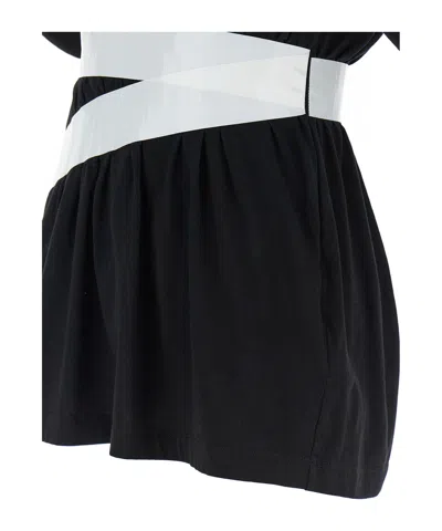 Mm6 Maison Margiela Mm6 By Maison Margiela 'taped' T-shirt In Black