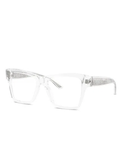 Dolce & Gabbana Cat-eye Frame Glasses In White