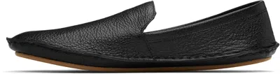 The Row Black Vasko Slip On Loafers In Black