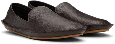 The Row Brown Vasko Loafers In Brown