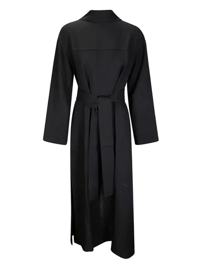 束腰中长连衣裙