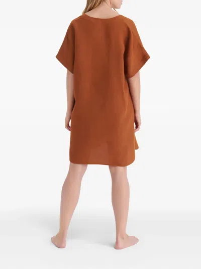 Eres Favorite Mini Dress In Brown