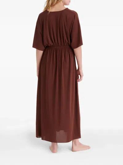 Eres Adèle Maxi Dress In Brown