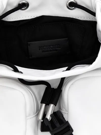 Moncler 'mini Trick' Crossbody Bag In White