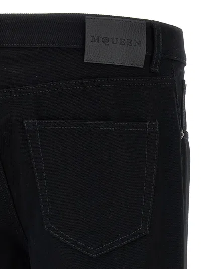 Alexander Mcqueen Mcqueen 'skull' Jeans In Black