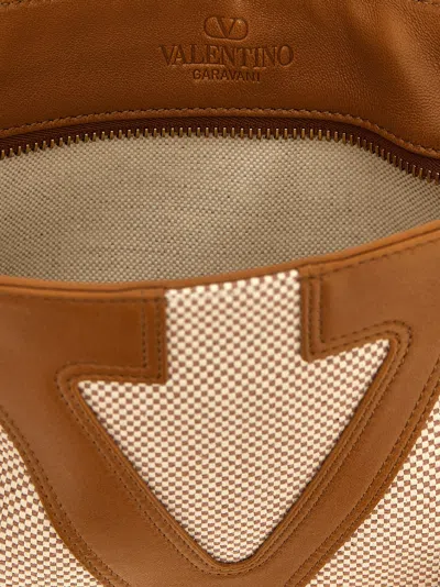 Valentino Garavani Women's Small Tote Viva Superstar In Beige