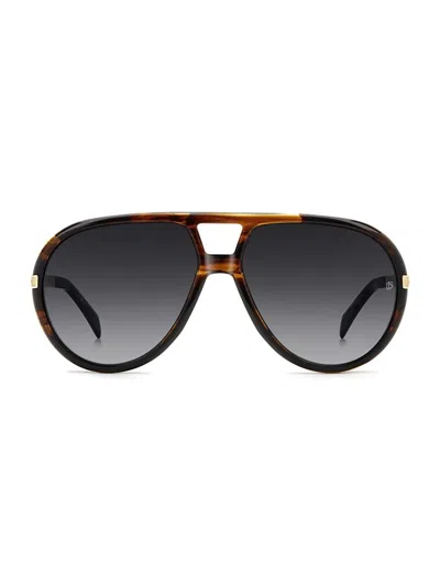 Db Eyewear By David Beckham Db 99/voyager Sunglasses In O Bwnhorn Gold