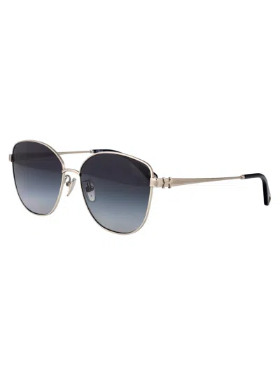 Chloé Chloe Squared Sunglasses Ch0306 Sk 001 In Silver-silver-grey