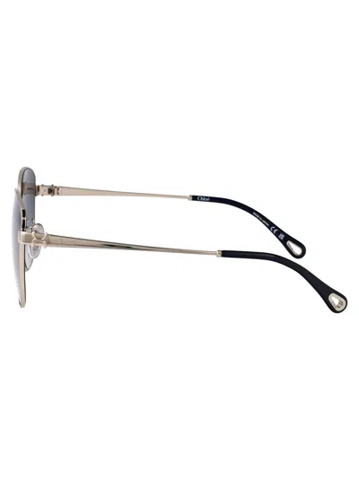 Chloé Chloe Squared Sunglasses Ch0306 Sk 001 In Silver-silver-grey