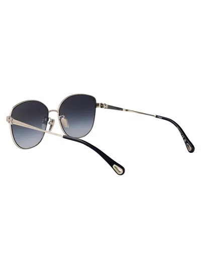 Chloé Chloe Squared Sunglasses Ch0306 Sk 001 In Silver-silver-grey
