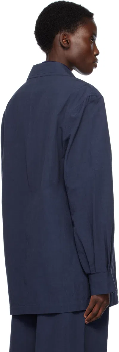 Caro Editions Navy Frederik Jacket In Navy