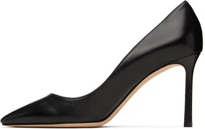 Jimmy Choo Nappa Leather Romy 85 Pumps In Black
