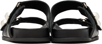 Jimmy Choo 25mm Fayence Leather Sandals In Black