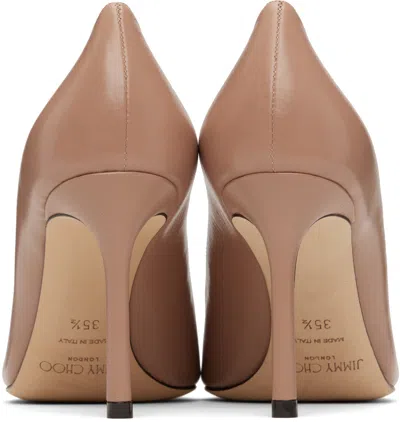 Jimmy Choo Romy Leather Stiletto Pumps In Balletpink