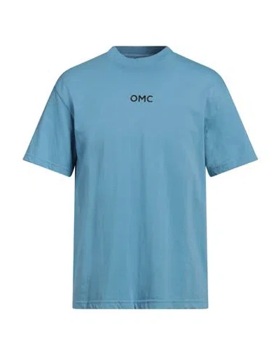 Omc Man T-shirt Light Blue Size S Cotton In Blue