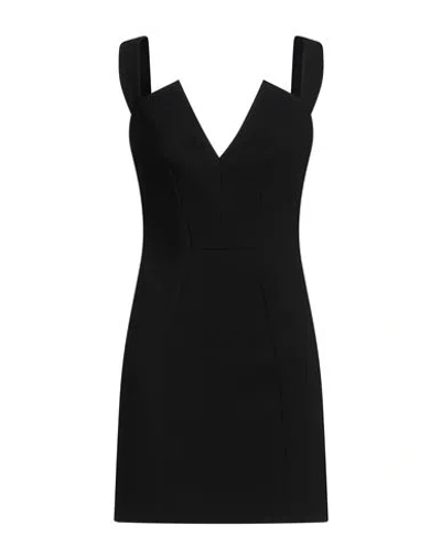 Givenchy Paneled Cady Mini Dress In Black